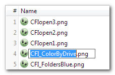 重命名排除扩展名