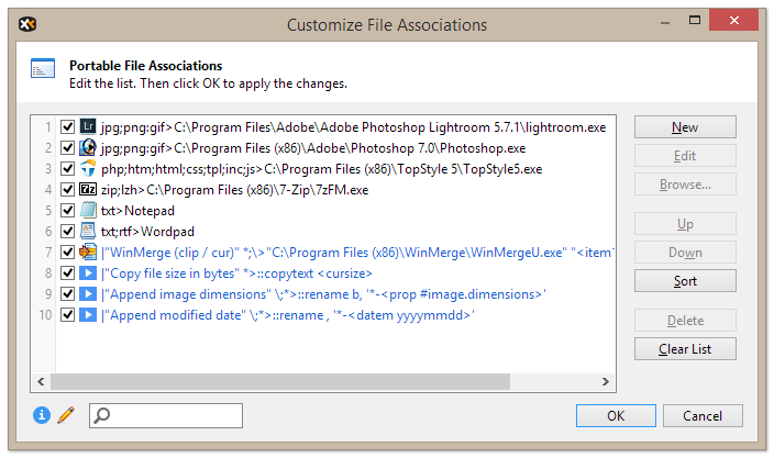 便携式文件关联