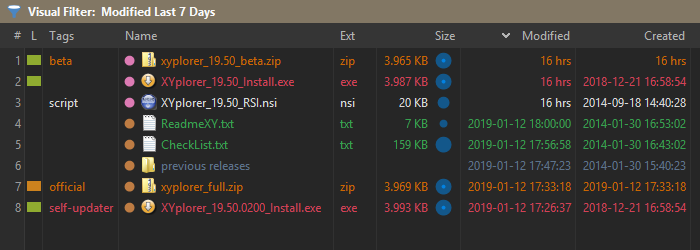 标签管理（深色模式）